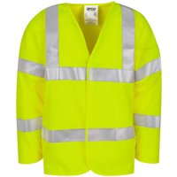Arco Yellow Long-Sleeve Flame-Retardant Hi-Vis Vest M ARC08919