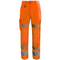 Arco Responsible Women’s Orange Hi-Vis Cargo Trousers with Kneepad Pockets 22T