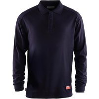 Arco Navy Arc-Flash Long-Sleeve Polo Shirt M
