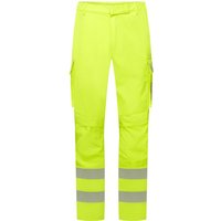 Alsico AFHT1 Men’s Yellow Hi-Vis Arc-Flash Cargo Trousers with Kneepad Pockets 30R