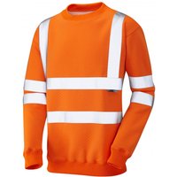 Leo Workwear SS05-O-LEO Orange Cotton, Polyester Unisex M