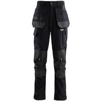 TROJAN Stretch Men’s Black Cargo Trousers with Holster Pockets 44T