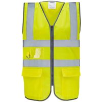 Arco Ultra Yellow Zip-Up Hi-Vis Vest 3XL ARC07101