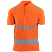 Arco Responsible Orange Hi-Vis Polo Shirt M ARC10635