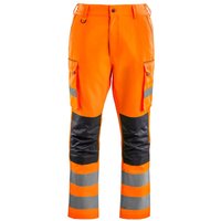 Arco Men’s Orange Hi-Vis Cargo Trousers with Kneepad Pockets 40T