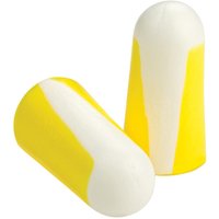 Honeywell Safety Earplugs Series White, Yellow Disposable Ear Plugs, 33 dB Rated 200