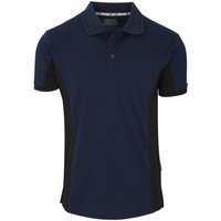 Trojan Contrast NavyBlack Wicking Polo Shirt M ARC09178