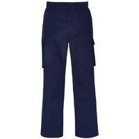 Arco Essentials Mens Navy Cargo Trousers 32S ARC06194