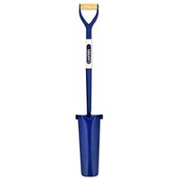 Pegdev Professional Newcastle Drainer Post Digging Shovel Heavy-Duty Steel in Dark Blue