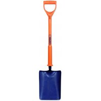 Pegdev Shocksafe Insulated Taper-Mouth Shovel 28" â BS8020:2012, Concrete & Tarmac