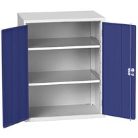 Link 51 Two-Shelf Blue Metal Storage Cabinet