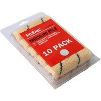 Prodec Medium-Pile Mini Paint Roller Sleeves Pack of 10 ARC11565