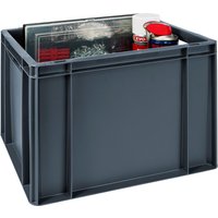 Barton 30Litre Euro Container Grey 400X300X320mm Pack Of 5