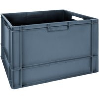 Barton 76Litre Euro Container Grey 600X400X400mm Pack Of 2