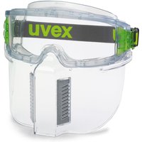 uvex Clear Polycarbonate Visor with Face Guard, Resistant To Liquid Resistant, Flying Particles