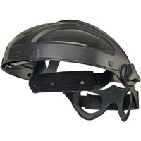 North Clear Face Shield Headgear with Head Guard, Resistant To Chemical Splash, Flying Particles