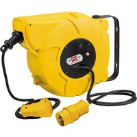 Brennenstuhl Automatic Cable Reel Retractable Cable Reel 110V 16A - 9 Metre Cable, Multi