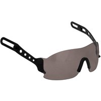 JSP EVOSpec Helmet-Mounted Safety Glasses with Grey Lenses