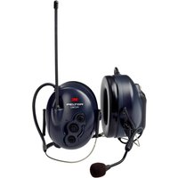 3M PELTOR LiteCom Listen & Speak Electronic Ear Defenders with Neckband, 32 dB, Black