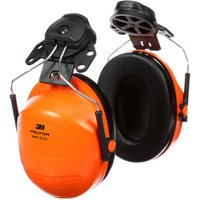 3M PELTOR Earmuffs Orange Helmet Mounted H31P3E 300 - Earmuffs - Helmet Mounted