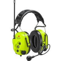 3M PELTOR LiteCom Plus Listen & Speak Electronic Ear Defenders with Headband, 32 dB, Black