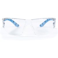 Riley Stream Blue Clear-Lens Safety Glasses ARC75550