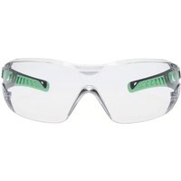 uvex pheos nxt planet Safety Glasses, Anti-Scratch, Anti-Fog, Clear, Anthracite Polycarbonate Lens, Polyamide,