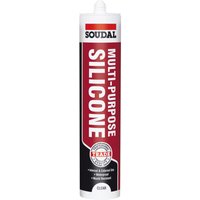 Soudal Clear Multipurpose Silicone Sealant 270ml