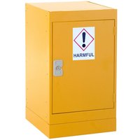 Link 51 Yellow One-Shelf Hazardous-Substance Cabinet 300mm x 300mm x 770mm