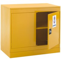 Link 51 Yellow One-Shelf Hazardous-Substance Cabinet 915mm x 505mm x 790mm