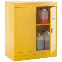 Link 51 Yellow One-Shelf Hazardous-Substance Cabinet 915mm x 505mm x 1070mm