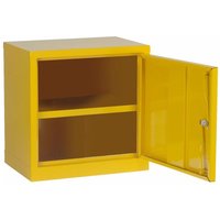 Link 51 Yellow One-Shelf Hazardous-Substance Cabinet 450mm x 450mm x 770mm