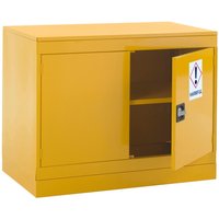 Link 51 Yellow One-Shelf Hazardous-Substance Cabinet 915mm x 355mm x 790mm