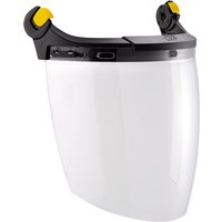 Petzl Clear Polycarbonate Face Shield with Face Shield Guard, Resistant To Liquid Splash, Electric Arc Resistant, High