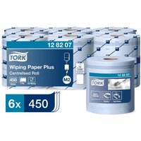 Tork M2 Centrefeed Wiping Paper Plus Blue Roll Pack of 6 ARC44693
