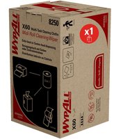 Wypall X60 Multi Task Cleaning Cloth Midi Roll Wiper x235 Blue 8250