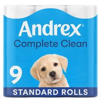 Andrex Toilet Rolls x36 Classic Clean Fragrance-Free 2 Ply Toilet Paper, White