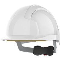 JSP EvoLite White Vented Wheel-Ratchet Safety Helmet ARC13029