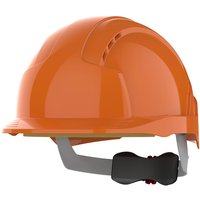 JSP EvoLite Orange Vented Wheel-Ratchet Safety Helmet ARC13034