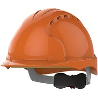 JSP Evo3 Orange Vented Wheel-Ratchet Safety Helmet ARC12614