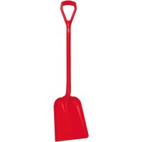 Vikan Shovel Blade Width 271 mm, 1.04 m, Polypropylene, Red
