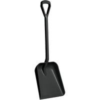 Vikan Shovel Blade Width 271 mm, 1.04 m, Polypropylene, Black