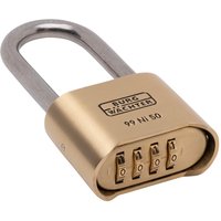 Burg Wächter Splash 470 45 Padlock Black Waterproof Sturdy Key Access