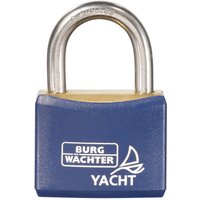 Burg Wächter 35471 Padlock 40mm Blue Brass Yacht Cylinder Stainles...