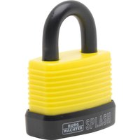 Burg Wächter Splash 470 45 Padlock Yellow/Black Water-Resistant