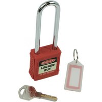 Spectrum Industrial Red Long-Shackle Lockout Padlock Set