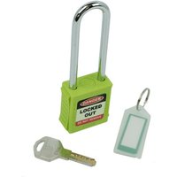 Spectrum Industrial Green Long-Shackle Lockout Padlock Set