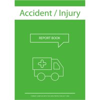 Safety First Aid SFA Accident A4 Book SAF0090