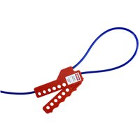 Spectrum Industrial Grey, Red Lockout Polyurethane Cable Lockout