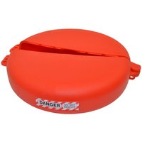 Spectrum Industrial Orange 3-Lock Lockout Polyurethane Gate Valve Lockout